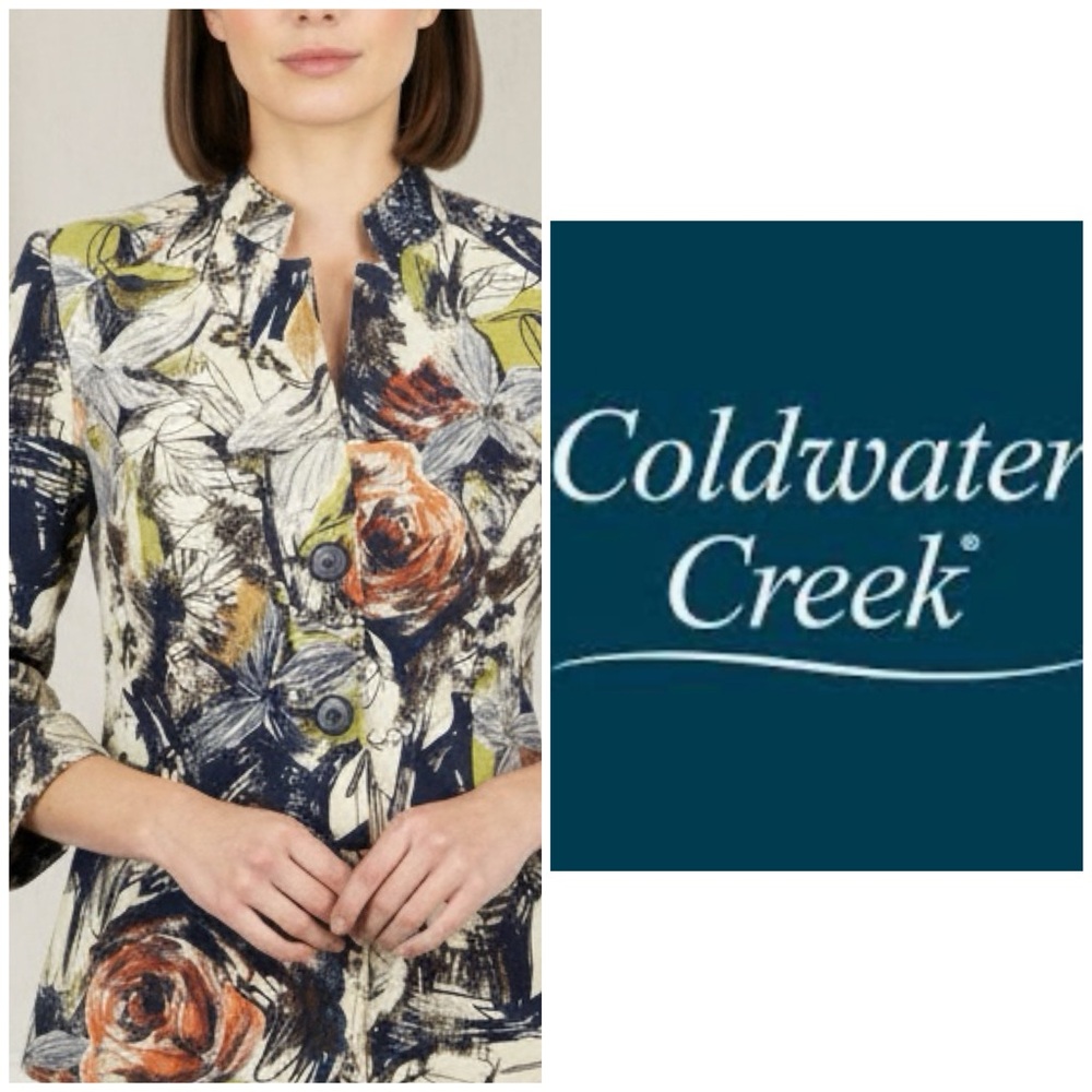 Coldwater Creek Floral Blazer - Multicolor